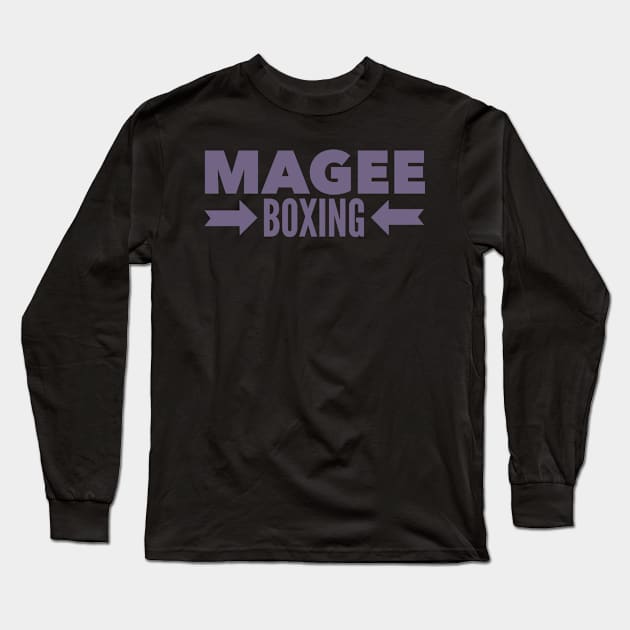 Magee Boxing Long Sleeve T-Shirt by Storms Publishing